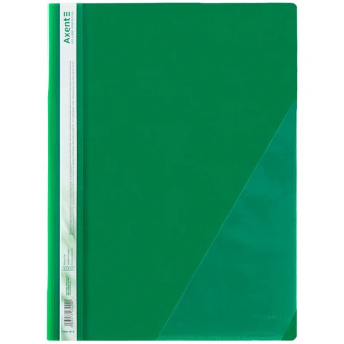  Скоросшиватель с угловым карманом Axent 1306-25-A, А4, зелёный