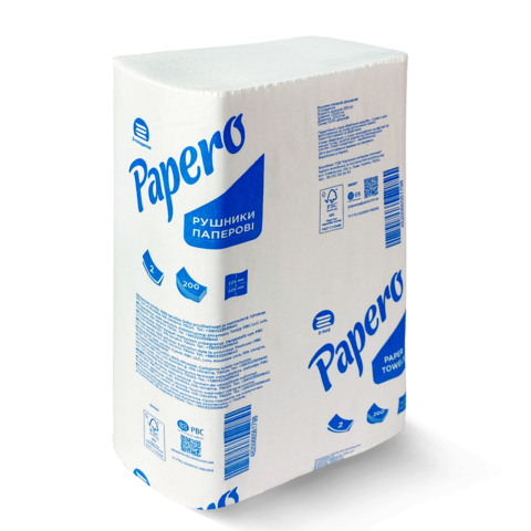 Полотенца бумажные целлюлозные Z-складка 22.5х22 см (20пач х 160л=3200л) 2-х слойные, белые Z-BEST(RN005)