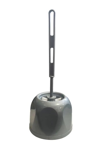 Щётка для унитаза с подставкой SZ 146 WC Pasterski, пластик, серый