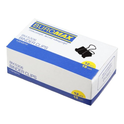 Затиск-Біндер 15мм (12шт)