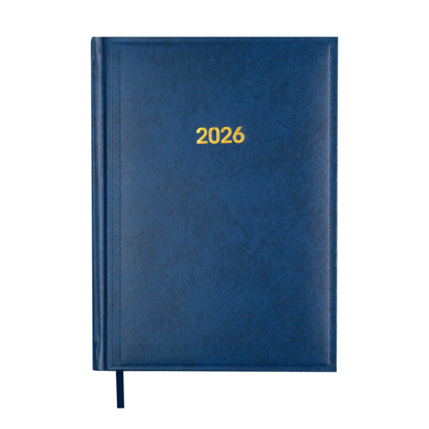 Щоденник датований 2026 BASE, А5, синій