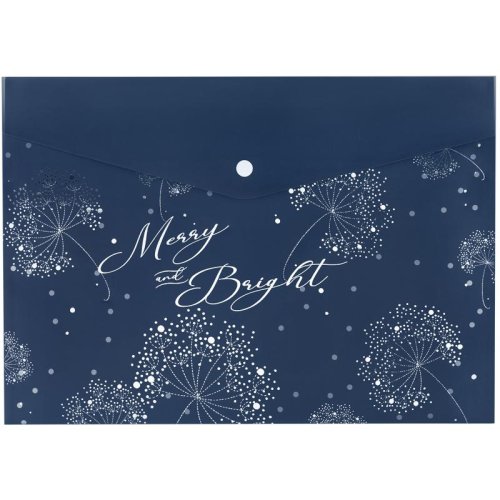 Папка на кнопке А4, Flower Symphony-4