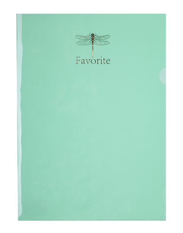 Папка-уголок А4, FAVOURITE, PASTEL, мятная