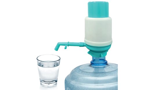 Помпа для води механічна  з фіксуючою гайкою, бірюзова, ViO Р10
