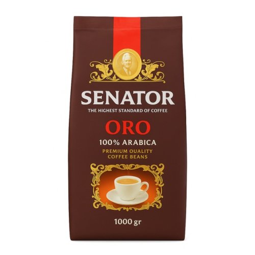 Кофе в зернах Senator Oro, 100% Арабика, 1кг (ФОП без НДС)