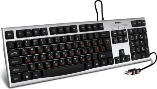 Клавіатура SVEN KB-S300 Silver