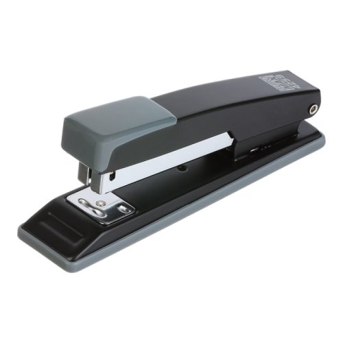 Степлер металлический, JOBMAX, 20 л., (скобы №24; 26), 131х44х30 мм, черный