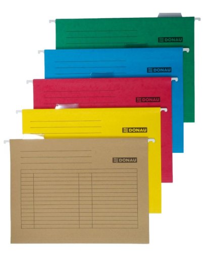 Файл підвісний картонний, колір: жовтогарячий