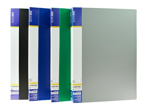 Папка А4, з 40 файлами, колір асорті