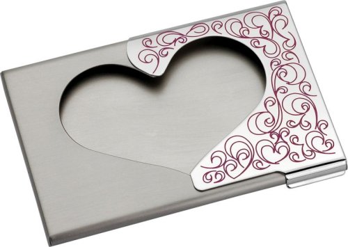 Визитница металлическая "Frenchl", нержавеющая сталь