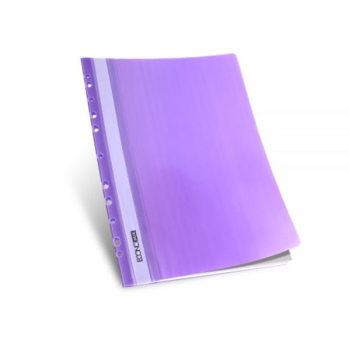 Скоросшиватель А4 с перфорацией, фиолетовый