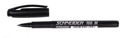 Маркер Schneider166, тонкий, 1мм, чорний