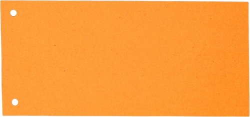 Индекс-разделитель 10,5х23см, картон, оранжевый