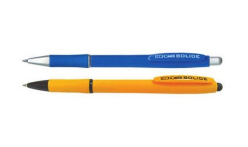 Ручка шариковая автоматическая Economix Bolide 0,5 мм, пишет синим