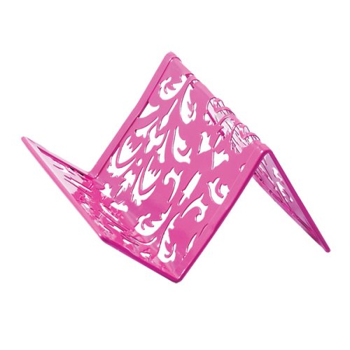 Підставка для візиток металева "BAROCCO", рожева