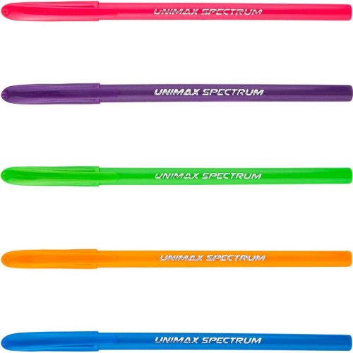 Ручка кулькова (масляна) Unimax Spectrum Fashion, синя