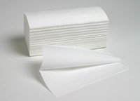 Полотенца бумажные BASIC Tischa Papier Z-складка, целлюлоза, двухслойные (25 пачек/ 3000 листов = 1 ящ) 