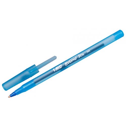Ручка шариковая BIC Round Stic, 0.4 мм, пишет синим