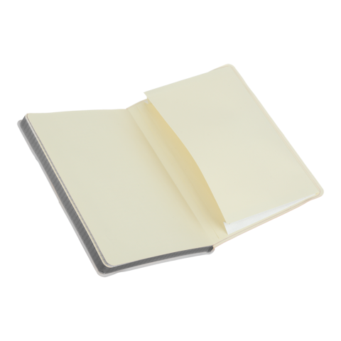Блокнот діловий BRIEF А5, 96л, крапка, обкладинка штучна шкіра, гнучка обкладинка, чорний