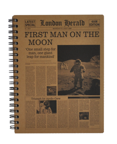 Зошит В6 (125ммх176мм), 96 арк., KRAFT, нелінований, мікроперфорація, обкладинка з крафт-картону