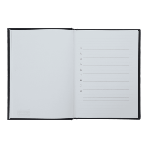 Ежедневник недатированный UKRAINE, A5, тёмно-голубой