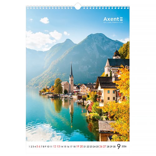 Календар настінний А3 2026 р., Landscapes