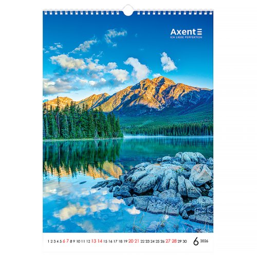 Календар настінний А3 2026 р., Landscapes