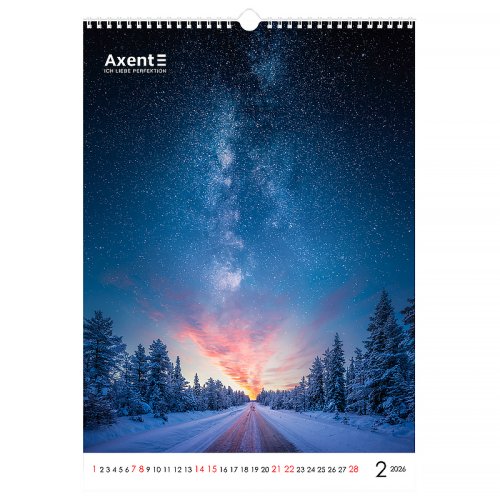 Календар настінний А3 2026 р., Landscapes