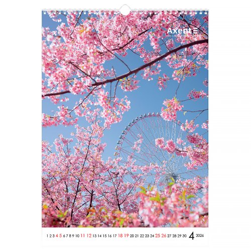 Календар настінний А3 2026 р., Landscapes