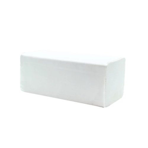 Рушник паперовий V-складка 22,5x22,5 см, Tischa Papier BASIC, целюлоза біла, 2-шарові (20 пачок/ 3200 аркушів = 1 ящ )