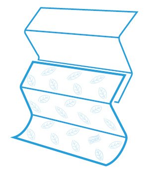 Полотенца бумажные целлюлозные Z-складка 22.5х22 см (20пач х 160л=3200л) 2-х слойные, белые Z-BEST(RN005)