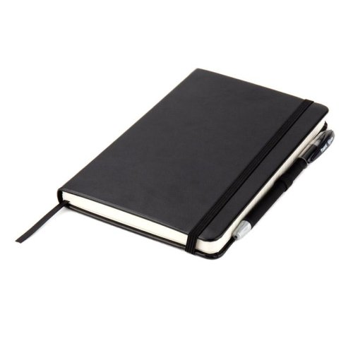 Блокнот Axent Partner Lux 8202-01-A (А5-), 125х195 мм, 96 л., клітка, чорний