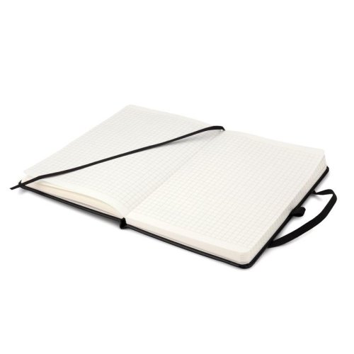 Блокнот Axent Partner Lux 8202-01-A (А5-), 125х195 мм, 96 л., клітка, чорний