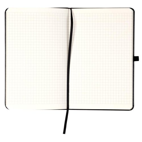 Блокнот Axent Partner Lux 8202-01-A (А5-), 125х195 мм, 96 л., клітка, чорний