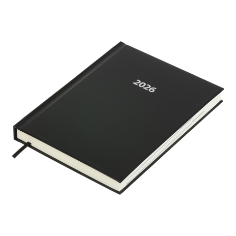 Щоденник датов. 2026 STRONG, A5, чорний, бумвініл