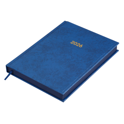 Щоденник датований 2026 BASE, А5, синій
