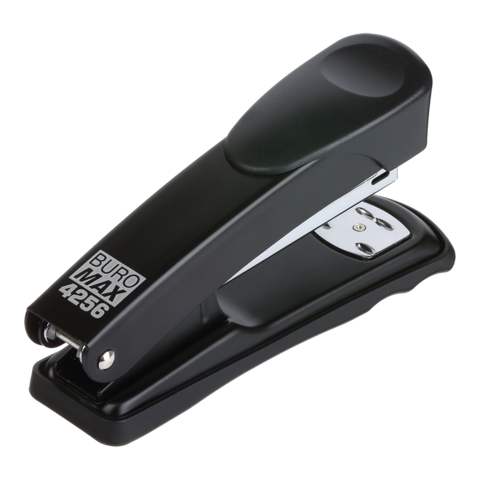 Степлер металлический, 25 л., (скобы №24/6; 26/6), 132х60х42 мм, чёрный