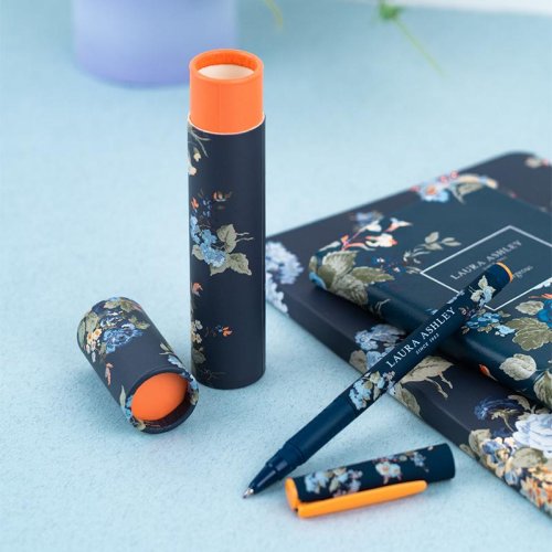 Ручка кулькова LA, Gorgeous, синя. В картонному пеналі. Пластиковий корпус, покриття SoftTouch, прогумований грип.