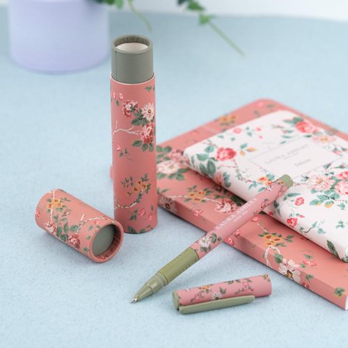 Ручка кулькова LA, Charming, синя. В картонному пеналі. Пластиковий корпус, покриття SoftTouch, прогумований грип.