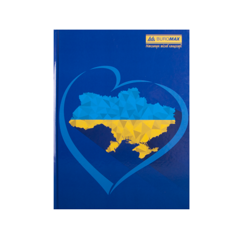Книга обліку А4, 192л., клітка, обкладинка - твердий картон, "Україна" *Товар уцінений: пошкодження обкладинки