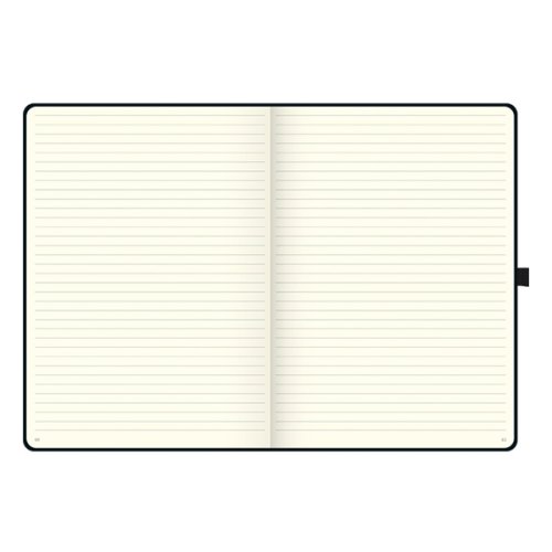 Книга записная А4, BRUNNEN КОМПАНЬОН, чёрная, линия, 192 л.