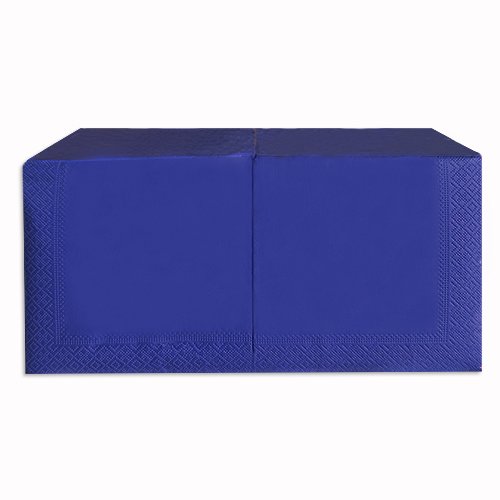 Салфетки бумажные Premium Alsupak  двухслойные, 33х33см , 20шт., синие (390240)