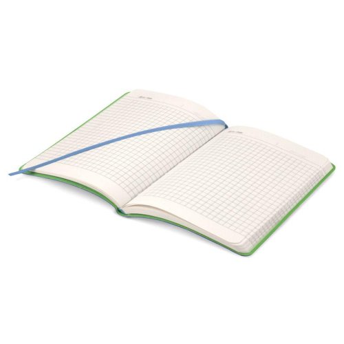 Книга записна Partner Soft Mini Bloom у гнучкій обкладинці, формат - А6+, розмір - 115*160 мм, 80 аркушів у клітку, колір - блакитний