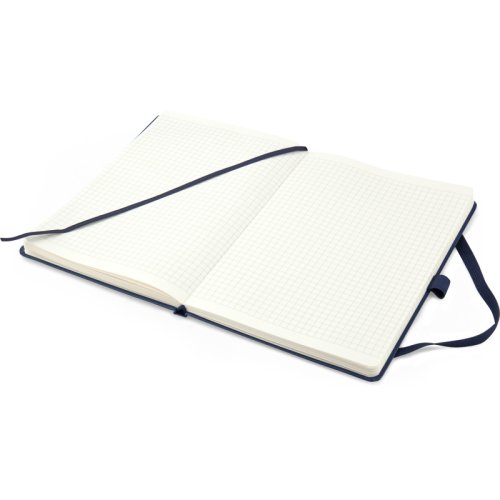 Блокнот Axent Partner Prime (А5), 145*210 мм, 96 л., клітка, на гумці, закладка, кишенька на форзаці, петля для ручки, чорний