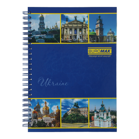 Тетрадь А5, 96л., MY COUNTRY, PATRIOT, клетка, на спирали, твердая обложка