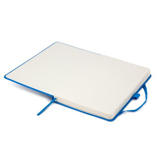 Блокнот Axent Partner 8201-07-A (А5-), 125х195 мм, 96 л., клетка, на резинке, закладка, кармашек на форзаце, петля для ручки,тёмно-голубая