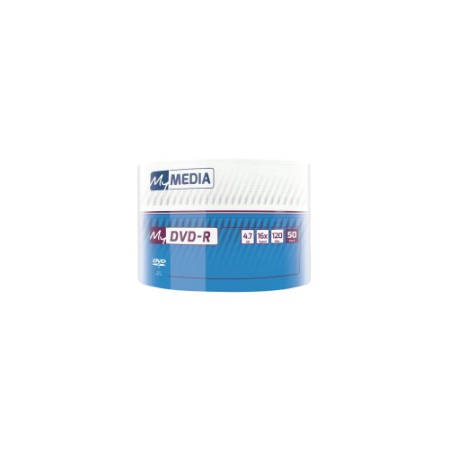 Диск DVD MyMedia DVD-R 4.7GB 16X Wrap MATT SILVER Bulk-50шт
