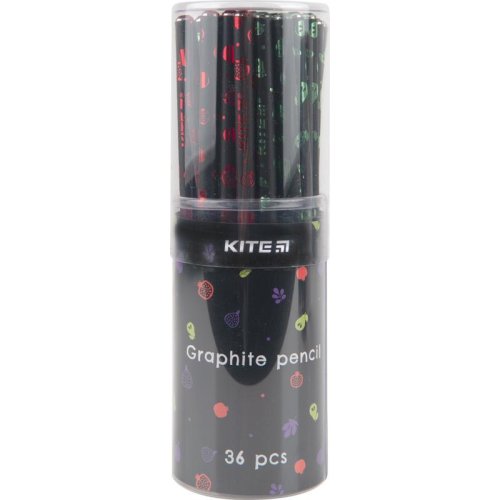 Карандаш графитный с кристаллом Fruit чёрный корпус (k22-059-2)