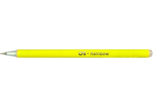 Ручка масляна Rainbow 0.5 мм, асорті корпус, пише синім 