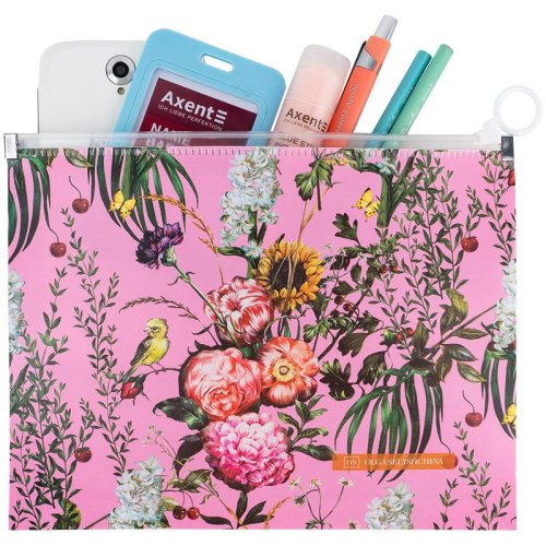 Папка на блискавці zip-lock, А5+, OS Summer Axent